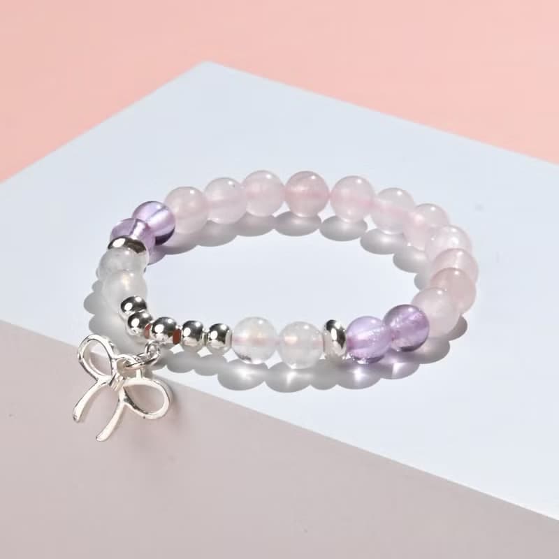 粉嫩甜心-兒童手鍊/手工串珠 (親子款)