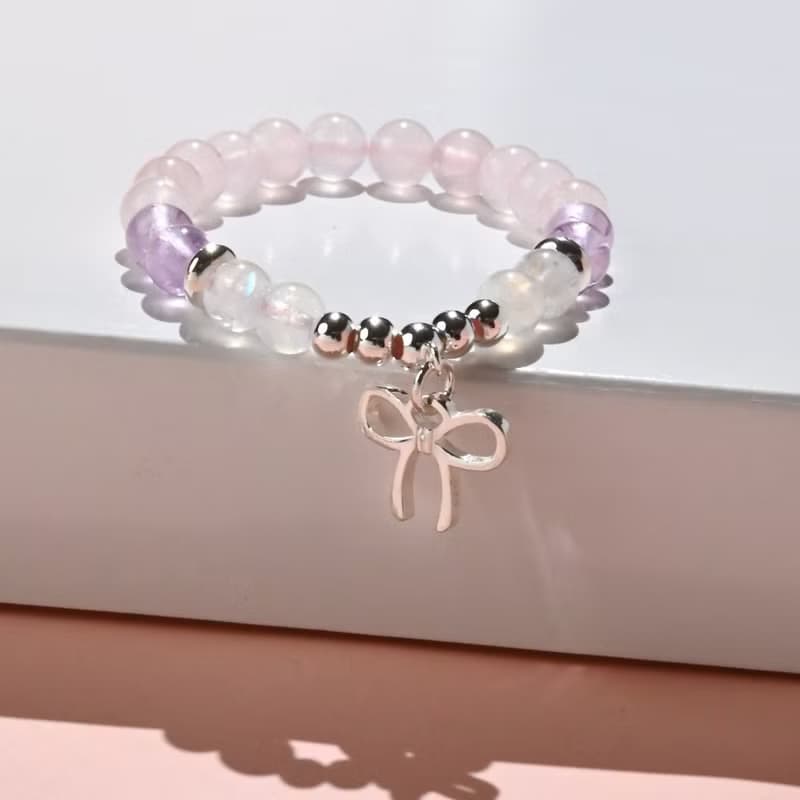 粉嫩甜心-兒童手鍊/手工串珠 (親子款)