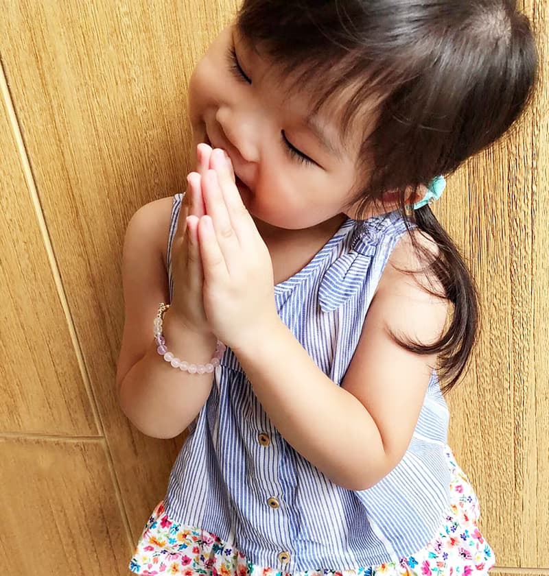 粉嫩甜心-兒童手鍊/手工串珠 (親子款)