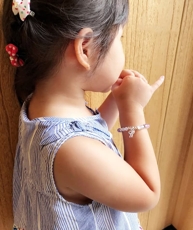 粉嫩甜心-兒童手鍊/手工串珠 (親子款)