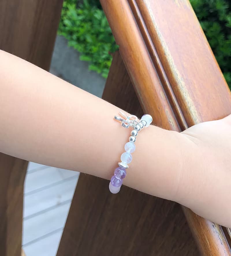 粉嫩甜心-兒童手鍊/手工串珠 (親子款)