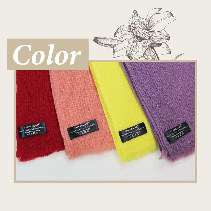 【愛奇蹟 Amour Miracle】喀什米爾藤籃圍巾 Cashmere scarf