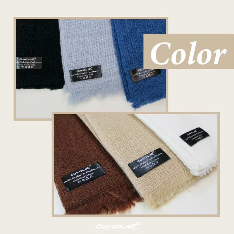 【愛奇蹟 Amour Miracle】喀什米爾藤籃圍巾 Cashmere scarf