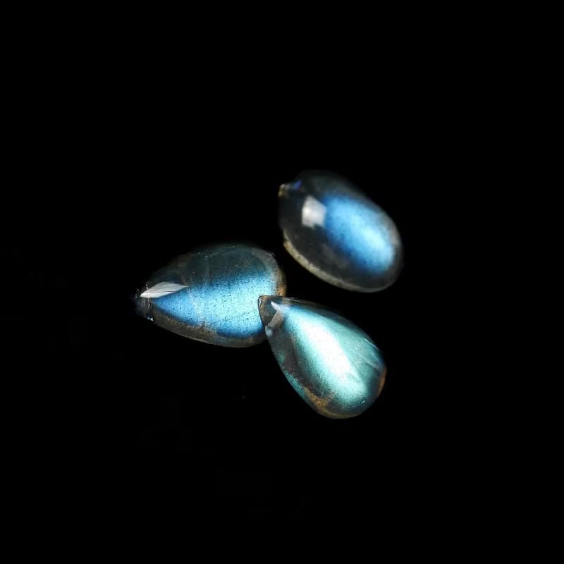 畢業級星光透體拉長石項鍊 14K