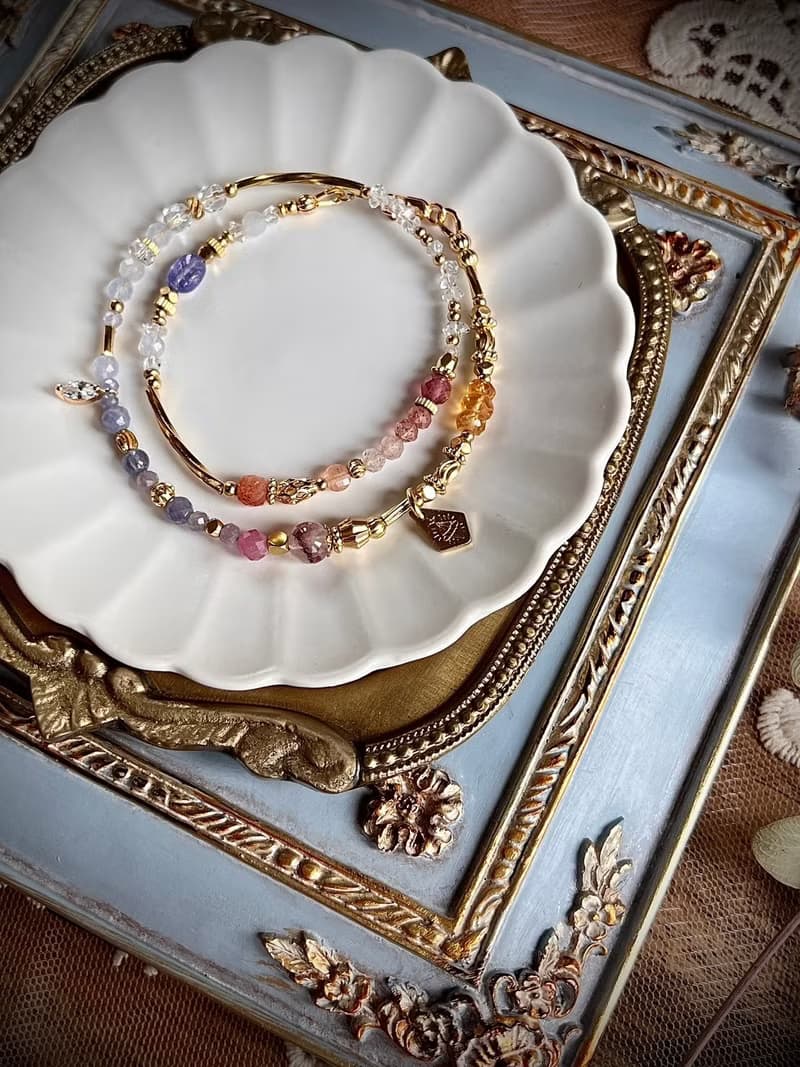 -遊樂園的邂逅-天然水晶手鏈/黃銅手鍊