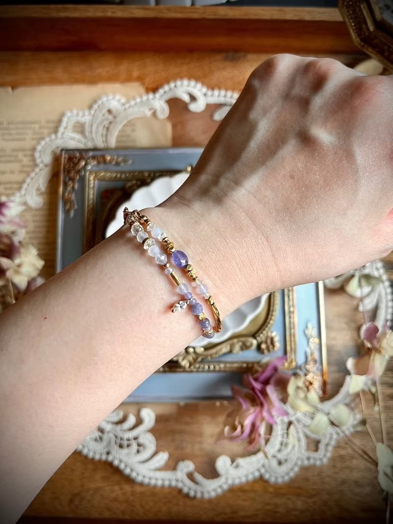 -遊樂園的邂逅-天然水晶手鏈/黃銅手鍊