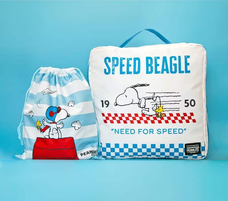SNOOPY X VOVAROVA - SPEED BEAGLE 3合1件收納套裝+ 束繩袋