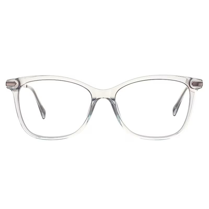 FROMEYES 高折射率濾藍光×透明灰貓眼框眼鏡
