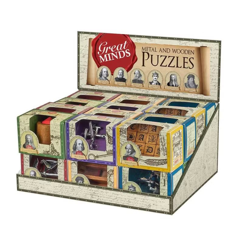 英國Professor Puzzle歷史金頭腦系列-大人物益智解謎(六款)