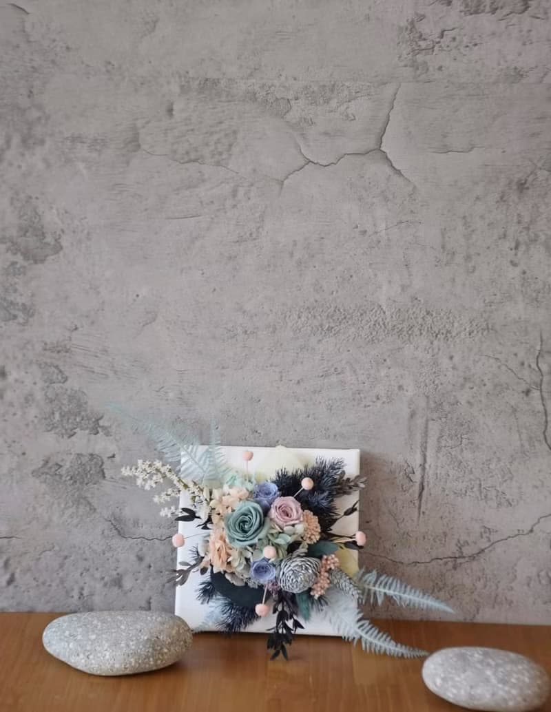 永生花畫布壁飾掛花