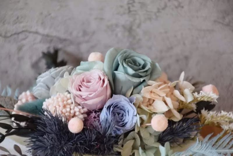 永生花畫布壁飾掛花