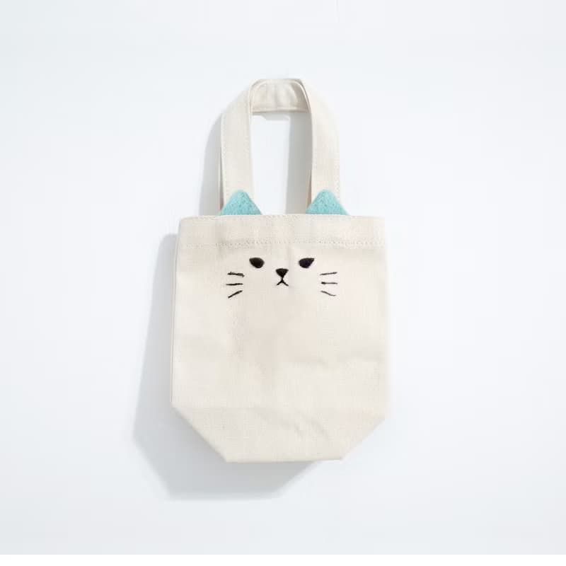 【Q-cute】飲料提袋系列-粉嫩貓貓