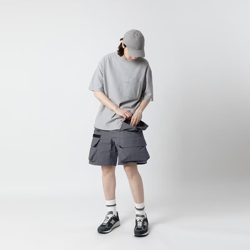 立體口袋 廓形寬松 輕防水 速幹短褲 3D-Pocket Utility Shorts