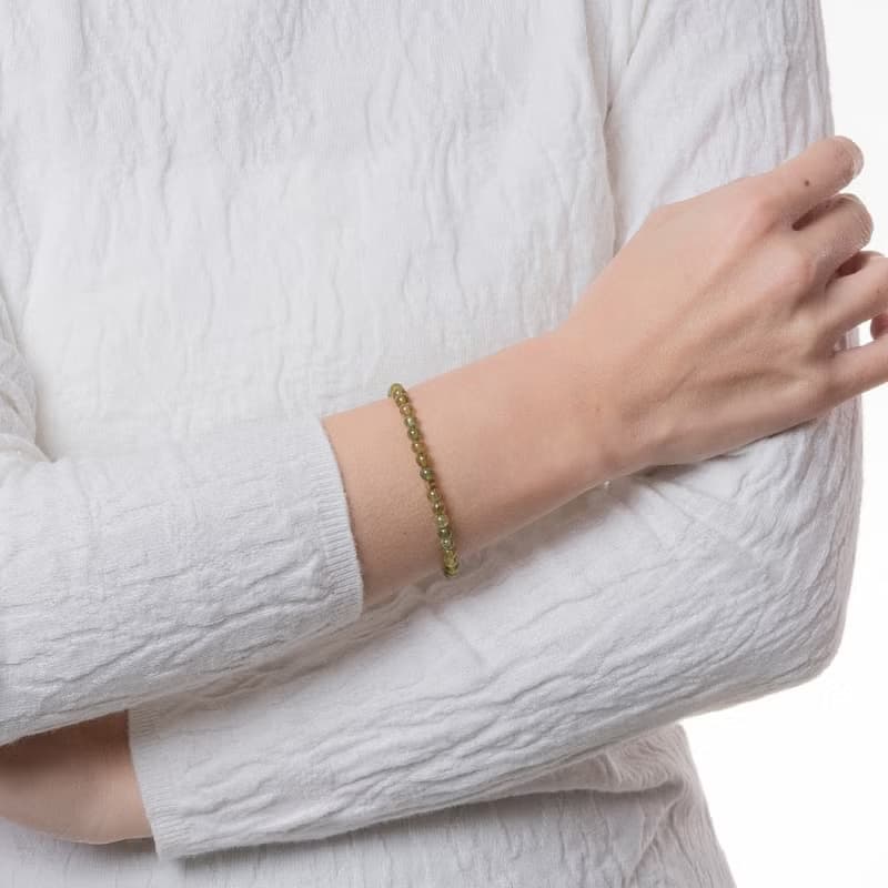 沙弗萊∣天然能量水晶手串∣4-5mm D15101