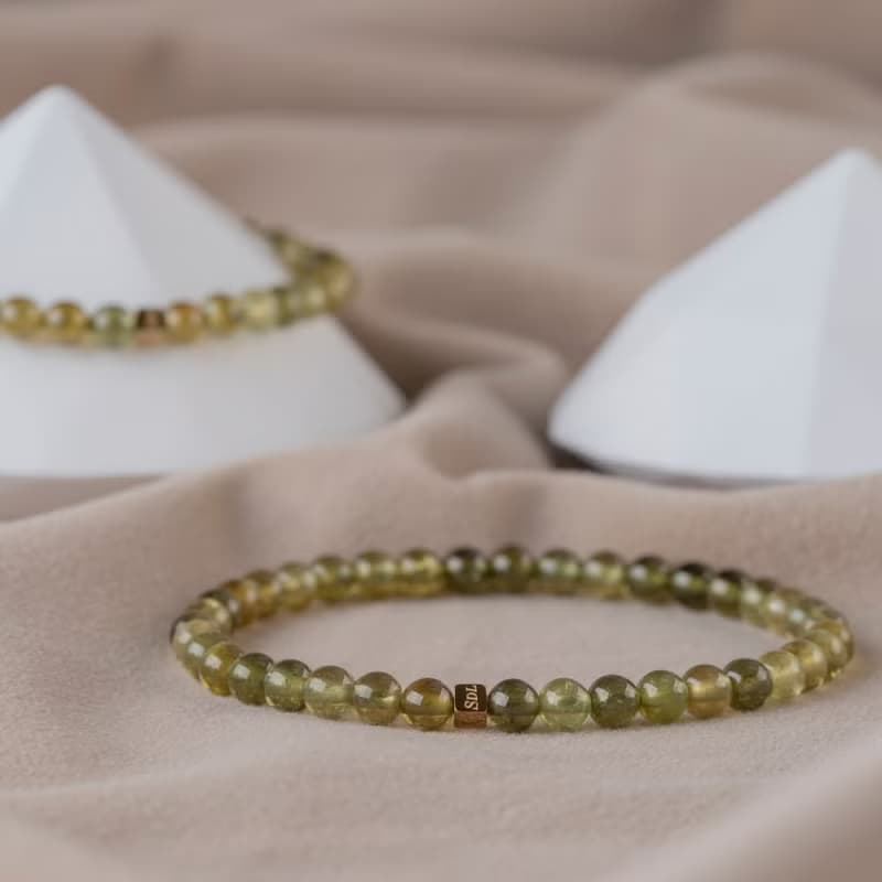 沙弗萊∣天然能量水晶手串∣4-5mm D15101