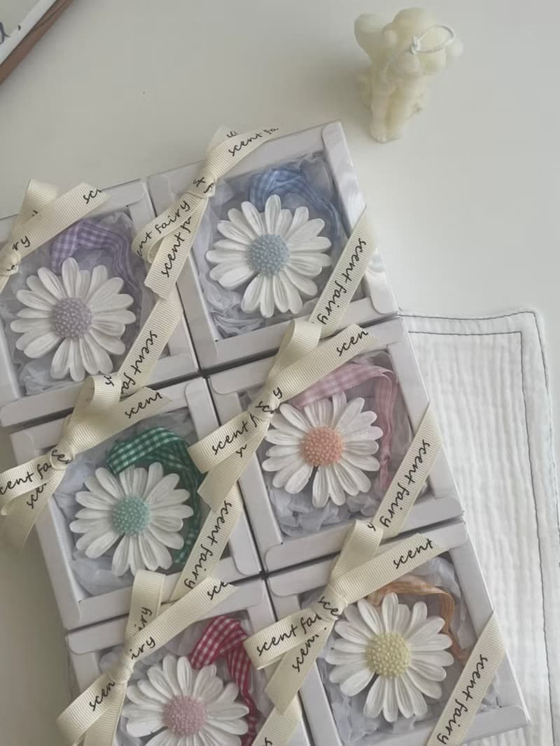 小雛菊擴香石 婚禮小物 桌上禮 捧花禮 探房禮