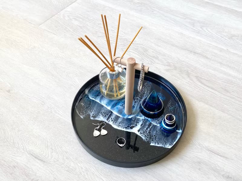 Accessories Display Tray, Midnight Blue, Wedding Gift, Home Gift