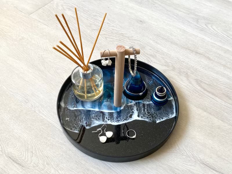 Accessories Display Tray, Midnight Blue, Wedding Gift, Home Gift