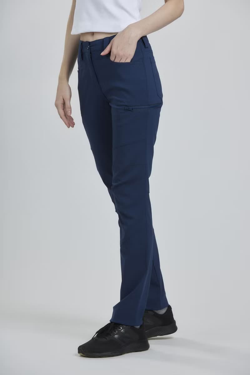 【快速出貨】KA012 輕井澤2.0 全方位多口袋機能褲–暗夜藍 (女)