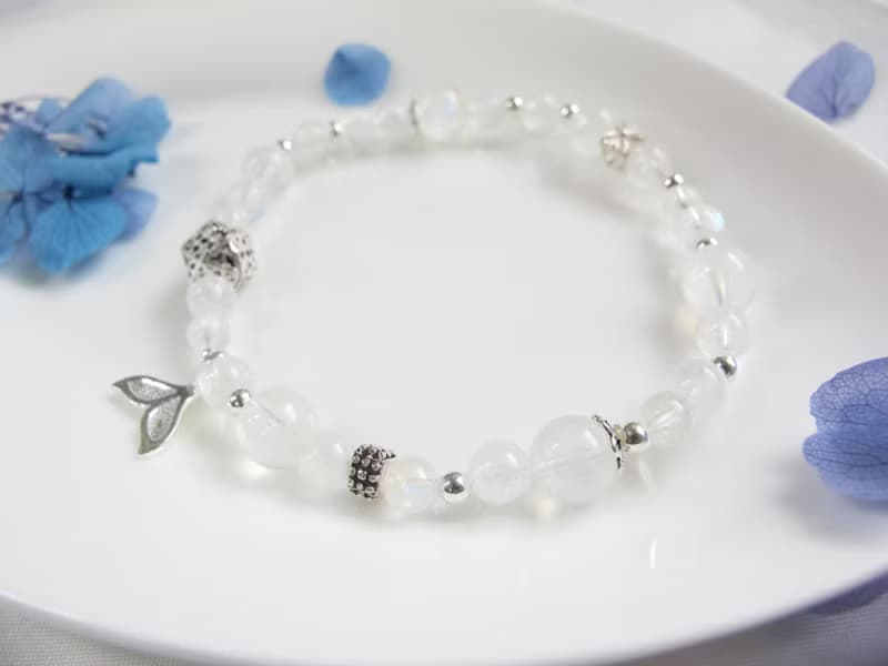 月光石 925純銀 【月夏光影】六月誕生石 好人緣 助眠