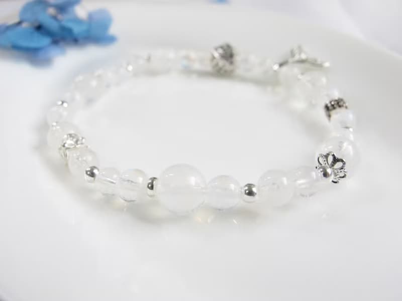 月光石 925純銀 【月夏光影】六月誕生石 好人緣 助眠