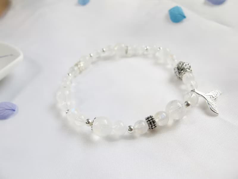 月光石 925純銀 【月夏光影】六月誕生石 好人緣 助眠