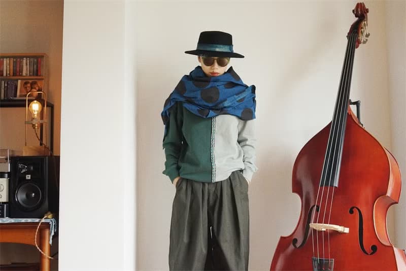 藏青色 蓋布披肩圍巾 環保植物藍染 進口波點提花鹽縮純棉泡泡棉