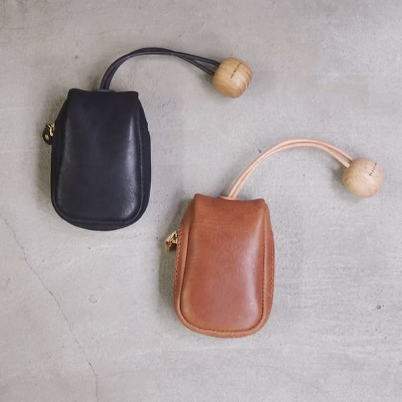 日本職人手作好物 原木X牛皮鑰匙包Made in Japan by Teha'amana