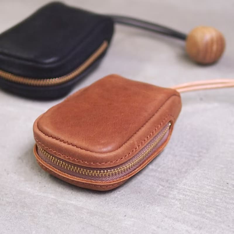 日本職人手作好物 原木X牛皮鑰匙包Made in Japan by Teha'amana