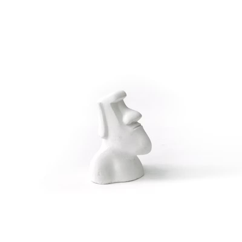 (預購) 摩艾表情包水泥擺飾三件組 摩艾石像 復活島 水泥擴香石