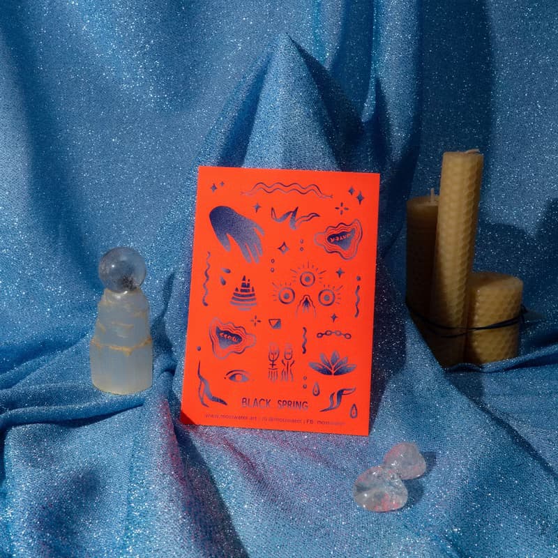 聖誕大福包。黑泉神諭卡&小物。Black Spring Christmas Gift Bag