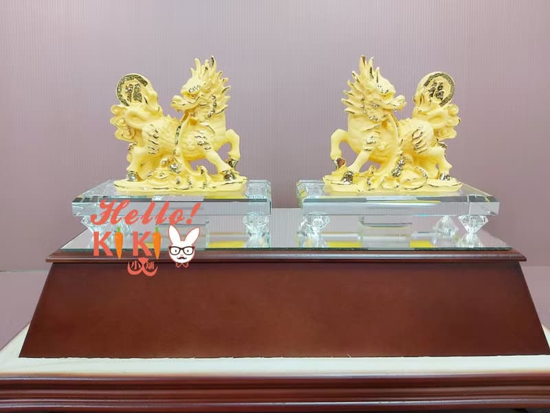 金箔 麒麟獻瑞 開幕禮物 升遷禮物 退休禮物 退伍禮物 新婚送禮