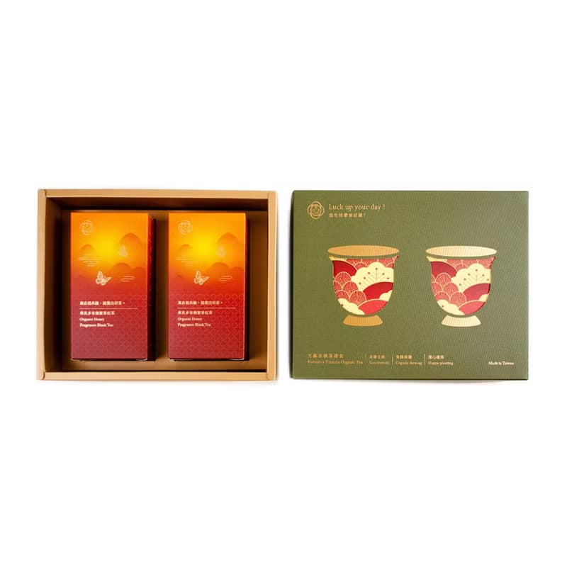 【弗貝多】年末獻禮 | 天鑫得獎有機茶葉禮盒 蜜香紅茶100g/2盒