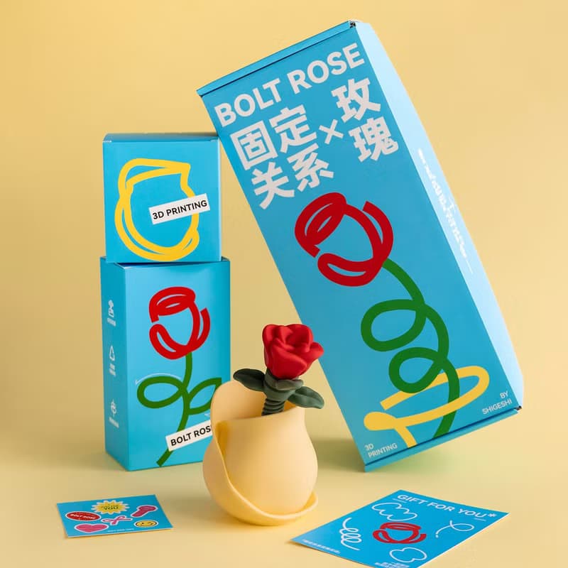 固定關係玫瑰 3D列印永生花 療癒桌面擺飾 紓壓小物