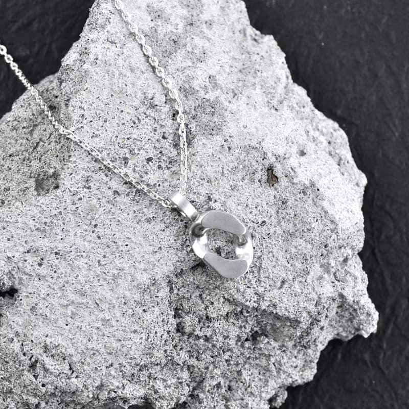 鍊目項鍊(緞面拋光) 925純銀