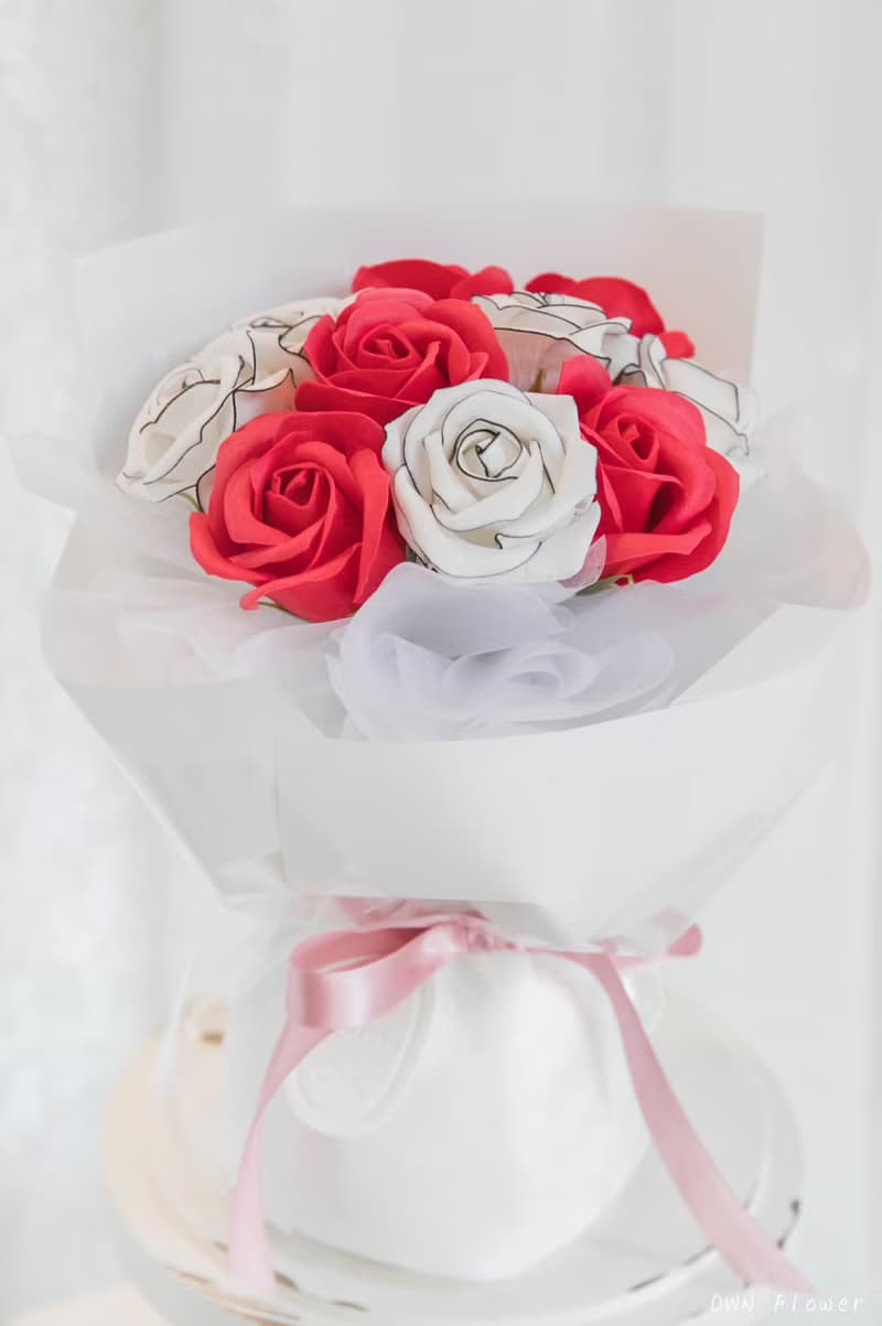 紅玫瑰花束/香皂花花束/生日花束/情人節花束/告白花束/永生花束
