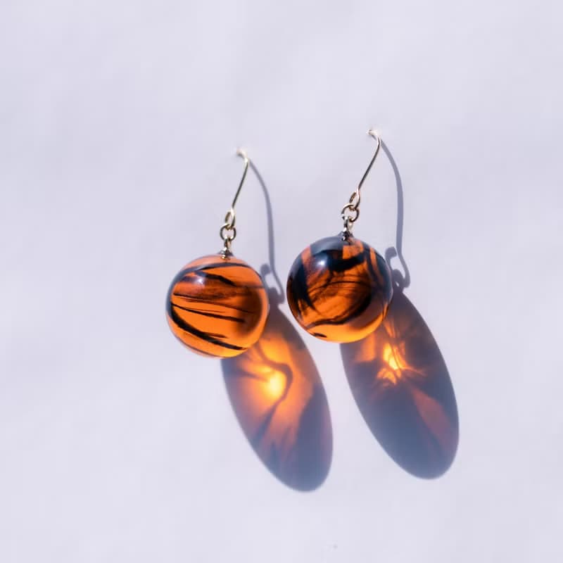 ORBピアス/イヤリング -Amber-