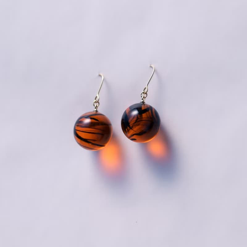 ORBピアス/イヤリング -Amber-