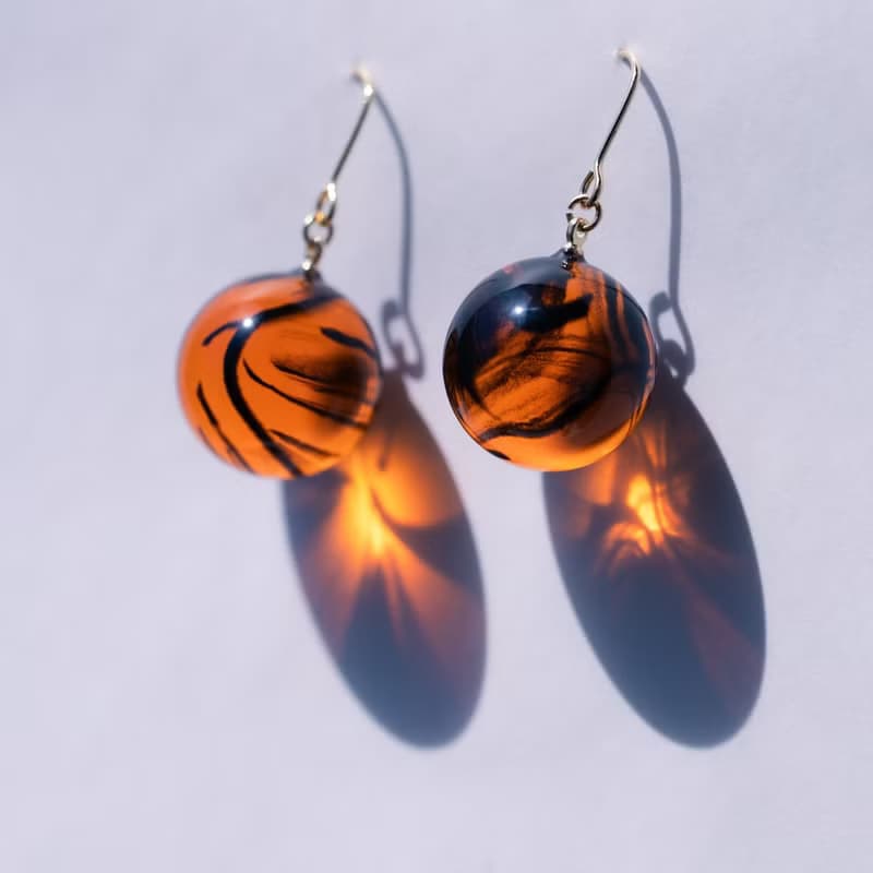 ORBピアス/イヤリング -Amber-
