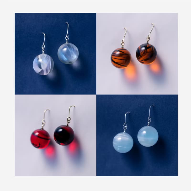 ORBピアス/イヤリング -Amber-