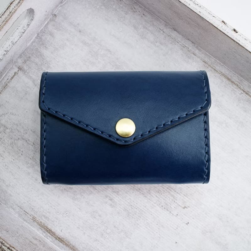 RENEW - 植鞣革牛皮手縫20卡卡片夾/卡夾/名片夾