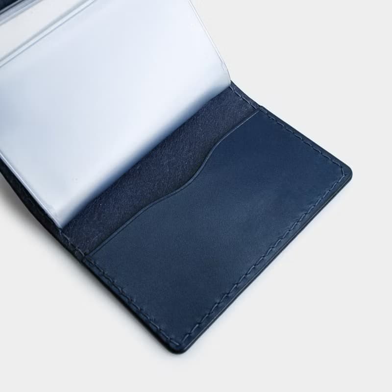 RENEW - 植鞣革牛皮手縫20卡卡片夾/卡夾/名片夾