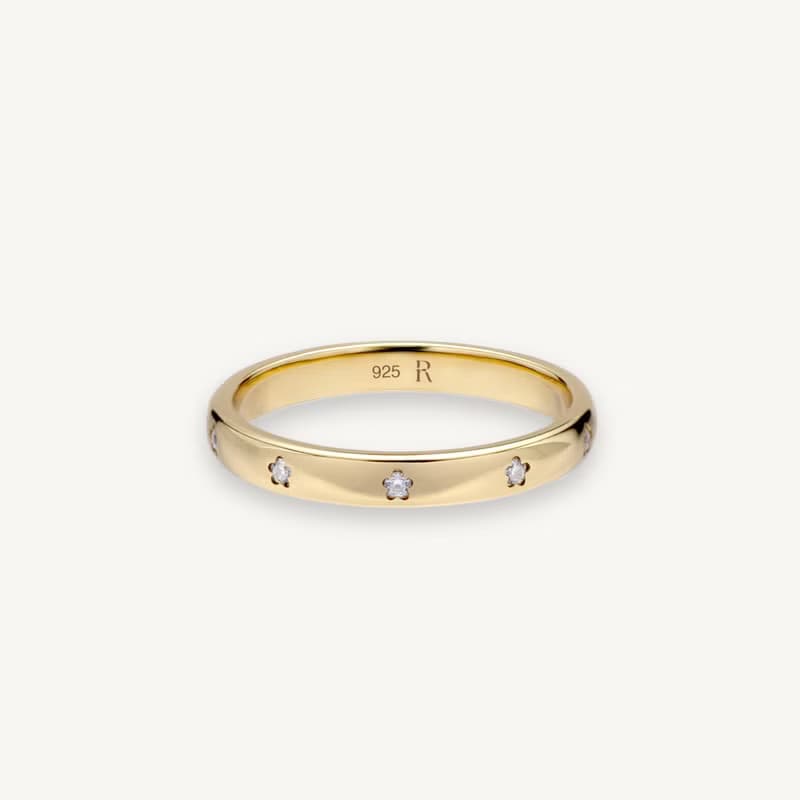 Flora Ring │ 小花戒指 輕珠寶 純銀戒指 尾戒 送禮【快速出貨】