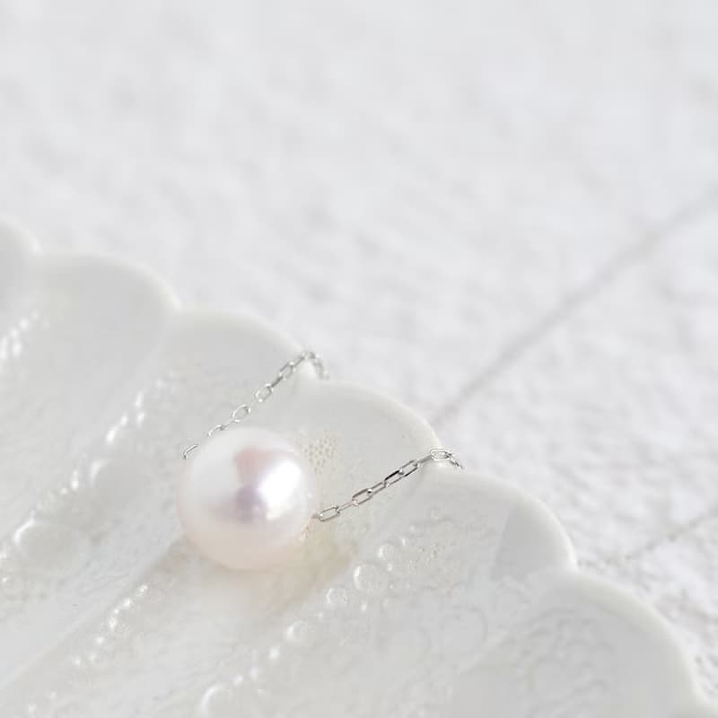 Akoya 天然珍珠項鍊  海水Akoya珍珠 日本製造