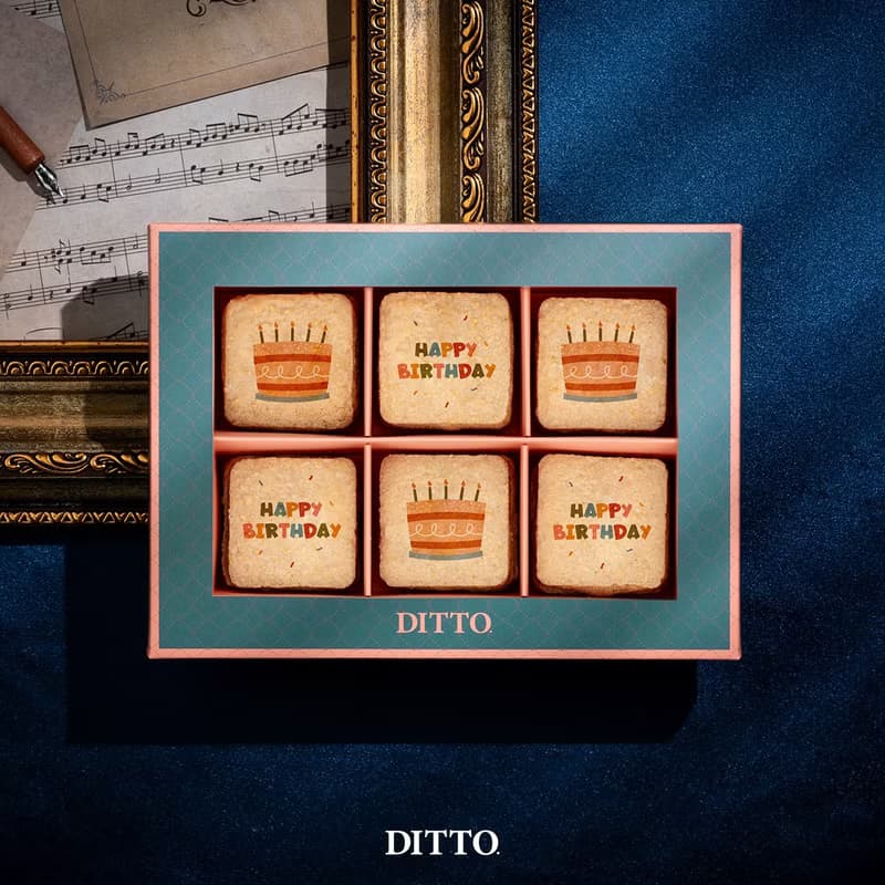 【節慶限定系列 生日快樂餅乾】6入達克瓦茲 生日送禮推薦