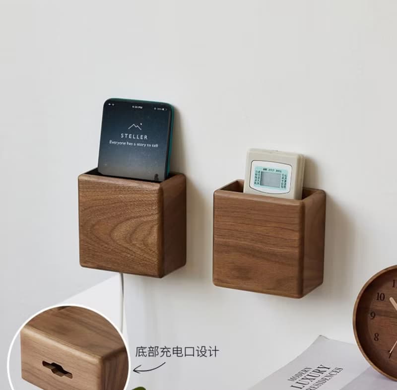 壁掛式收納盒 遙控器小物品收納盒 免打孔