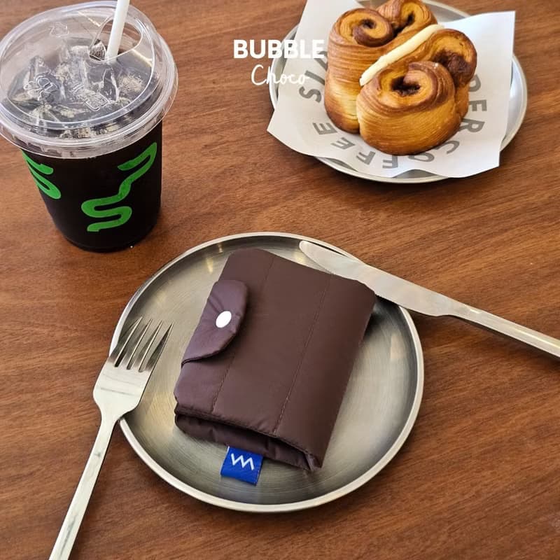 Bubble wallet - Choco