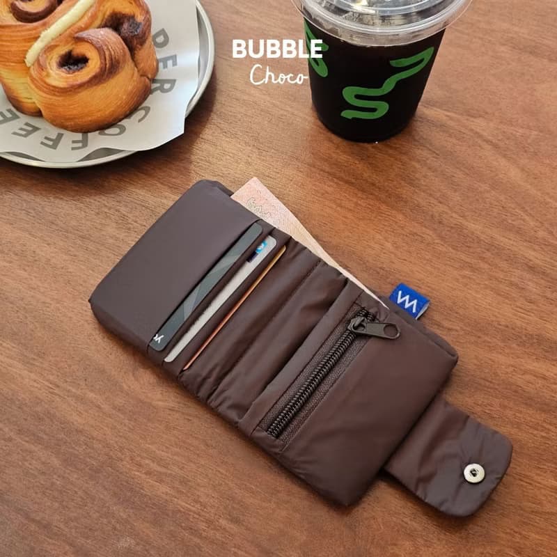 Bubble wallet - Choco