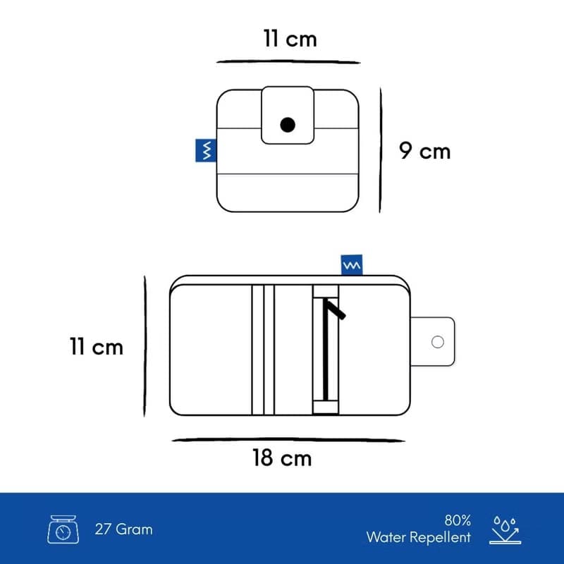 Bubble wallet - Choco