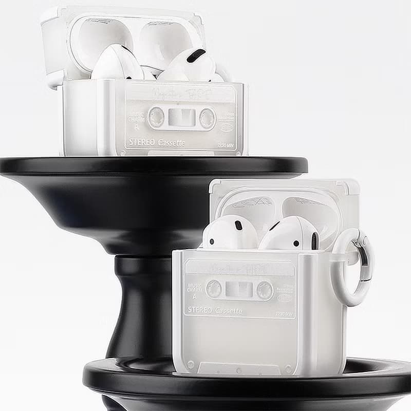 復古純白磁帶 AirPods 1/2/3/Pro 二代 保護套